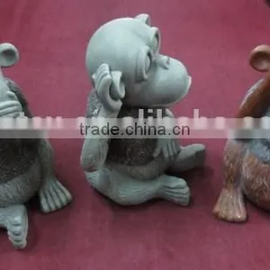 Home & Garden Decor Fiberglass Monkey Statue thumbnail-3