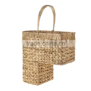 Water Hyacinth Heart Storage Gift Basket thumbnail-6
