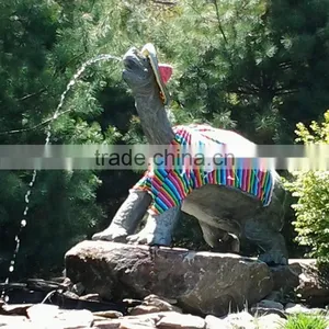 Large Outdoor Sculptures Stone Carving Granite Turtle Stone Fountain thumbnail-3
