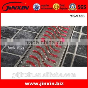Long Square Stainless Steel Shower Floor Drain thumbnail-4