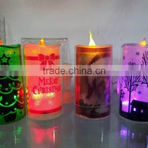 2015 High Quality Acrylic Colorized Led Candle Holders thumbnail-4