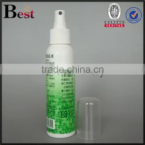 2017 Hot New Products Round Shoulder Screen Printing Cosmetic Toner Fragrance Perfume White 100ml Plastic Spray Bottle thumbnail-4