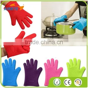 Baking Cooking Oven Mitt Grip Heat Resistant Pot Silicone Holder Glove thumbnail-1