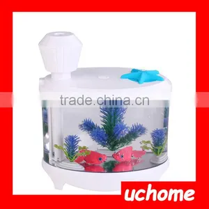 UCHOME Creative Desktop Micro Landscape Aquarium Lighting Household USB Ultrasonic Atomizing Air Humidifier thumbnail-4