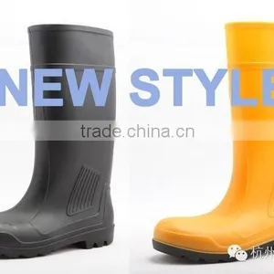PVC Boot Gumboots Safety Work Rain Boots Protective Shoes for Construction Farming Mining Industry thumbnail-5