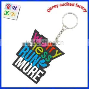 2017 Hot New Products Promotional Cheap Silicone Cartoon Keyrings Wholesale thumbnail-5