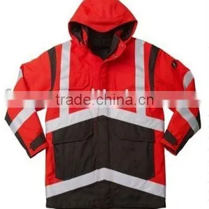 Men's 3M Reflective Tapes High Visibility Waterproof Winter Jacket thumbnail-1