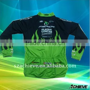 Custom Cycling Jerseys With 145gsm Mesh Fabric Own Design thumbnail-1