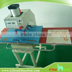Pneumatic Embossing Machine Heat Press Double Station for Garment thumbnail-1