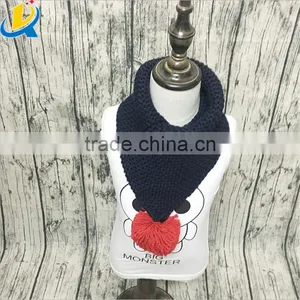 Korean Style Thick Wool Knitted Warm Fashion Scarf for Children thumbnail-2