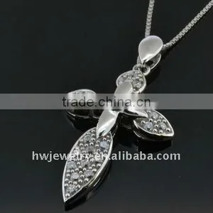 Cross Pendant With Rhinestone thumbnail-1