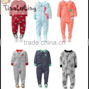 Brand New 100% Cotton Animal Pajamas, Kids Couples Pajamas With Feet Wholesale TinaLuLing thumbnail-4