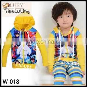 Boys Clothing China Wholesale,boy Fashion Hoodies for Spring, Big Hero 6 Baymax Robot Mascot Costume thumbnail-4