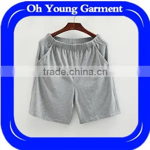 Hot Sale Men Plain Black Jogger Pants Custom Drawstring Shorts Gym Shorts Fitness Mma Shorts Online Shopping thumbnail-1
