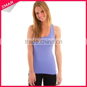 Plain Ribbed Wholesale 100 Cotton Stringer Tank Top for Women thumbnail-1