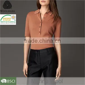 Fancy Custom Ladies Tops Latest Design ,women Shirt Ladies Wool Blouses thumbnail-1