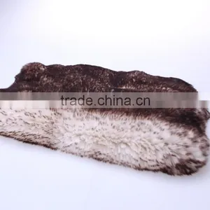 Tanned Rabbit Fur Skin, Dyed Color thumbnail-2