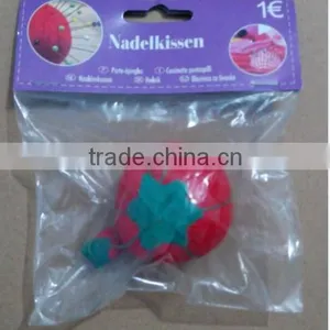 Blister Card Pack of 100% Cotton of Tomato Pin Cushion With Saw/wood Dust Inside thumbnail-5