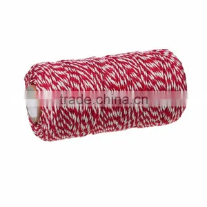 Wholesale High Quality Colored Red Stripe Cotton Jewelry Sewing Thread Cord thumbnail-3