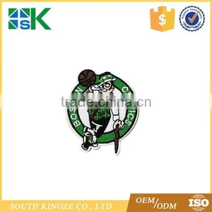 Wholesale Garment Basketball Boy Iron-on Embroidered Patch Emblem Badge thumbnail-1