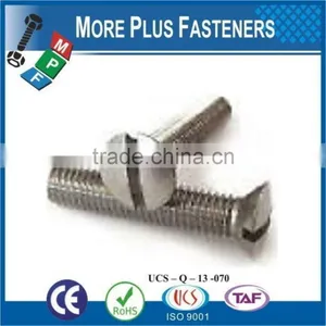 Made in Taiwan Stainless Steel Slotted or Phillips Oval Countersunk Head Machine Screw thumbnail-4