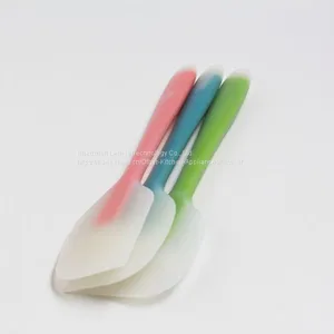 Heat Resistant Transparent Spatula Knife Shape Silicone Spatula thumbnail-4