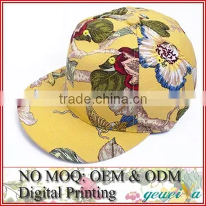 OEM Cotton Linen Digital Printing Baseball Cap thumbnail-1