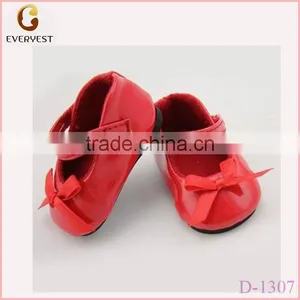 Red Color 18" Lovely American Girl Doll Shoes thumbnail-1