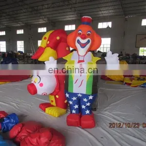 TOP Inflatable Double Clown Cartoon for Advertisement thumbnail-3