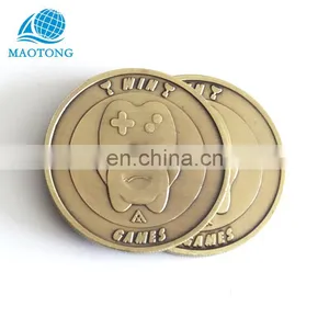 Promotion Cheap Custom Metal Coins Die Stamping Chinese Coin Makers thumbnail-2