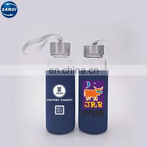 Promotional Custom LOGO Printed Sports Glass Water Bottle thumbnail-5