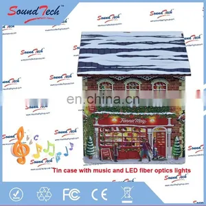 High Quality Tin Can Factories Metal Tin Can With Music and LED Fiber Optics Light up thumbnail-1