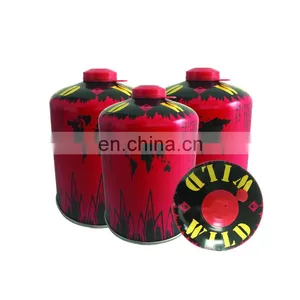 Hebei Screw Valve Butane Gas Cartridge and Butane Gas 450g thumbnail-2