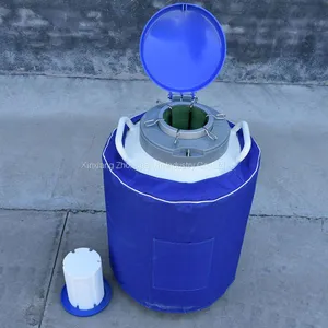 Liquid Nitrogen Dewar Container Can With Wide Open Mouth thumbnail-1