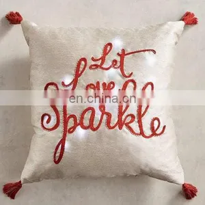 Best Selling Red Christmas Led Cushion thumbnail-2