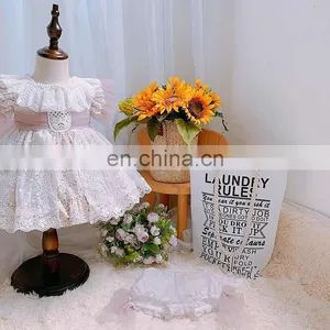 Arrivals Baby Dress Spanish Lolita Set Summer Short Sleeve Dress Clothes Toddler Girl Clothes thumbnail-6