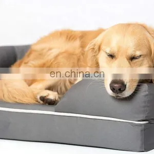 High Quality Pet Bed Pet Products Memory Foam Dog Bed Luxury Dog Bed Sofa With Waterproof Liner thumbnail-4
