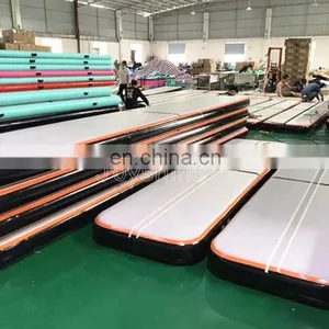 Inflatable Gym Gymnastics Tumbling Air Track Mat With Pump thumbnail-3