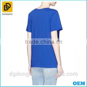 2016 Hot Sale Trendy Lady T Shirt Classic Cotton Women T Shirt thumbnail-2