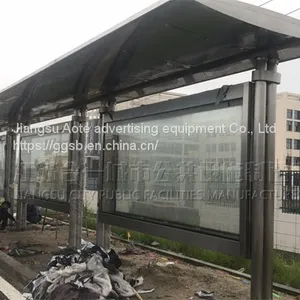 Manufacture of Intelligent Bus Platform Light Box for Public Sharing Power Bank Bus Shelter Platform thumbnail-3