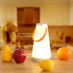 Bedside Night Lights With Hook Touch Switch USB Rechargeable Waterproof Outdoor Portable LED Camping Lantern Warm Lighing thumbnail-1