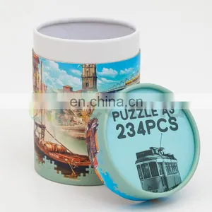 Wholesale Rigid Gift Boxes Paper Tube Box for Puzzle Packaging thumbnail-5