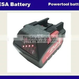 28V Li-ion Battery for 48-11-2830 V28 , 3000mah 4000mah Lithium-Ion Li Ion Milwaukee M28 Battery Quality Choice thumbnail-3