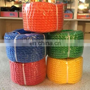 Good Quality High Tensile Twisted 3-Strand Polyethylene Rope thumbnail-2