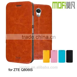 MOFi Case Cover for ZTE Q806t, PU Leather Flip Cover Case for ZTE Q806t thumbnail-1