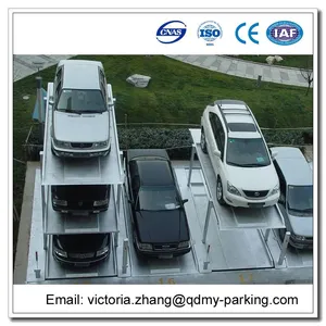 Selling Four Post Pit Desgin Parking System/Underground Car Storage/3 Level Parking Lift thumbnail-1