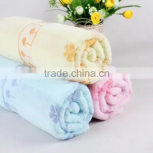 Factory Price Professional Luxury Colorful 100% Cotton Fabric Baby Bath Towel thumbnail-1