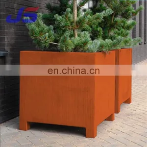 Corten Steel Planter for Flower Pot Garden Edging Cowden Steel Flower Pot thumbnail-2