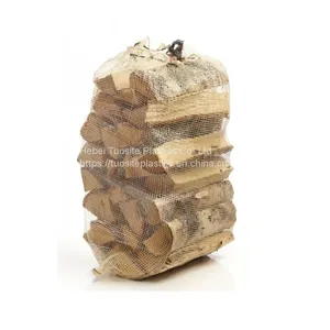 Firewood Mesh Bag 18x22ft Clear Plastic Bag for Packing Firewood thumbnail-3
