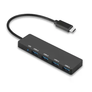 Type C To 4 Port USB 3.0 Hub HD9013 thumbnail-1